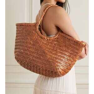 DRAGON DIFFUSION Nantucket large woven leather tote